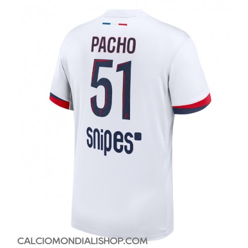 Maglie da calcio Paris Saint-Germain Willian Pacho #51 Seconda Maglia 2025-26 Manica Corta